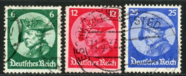 Germany 1933 SG.490-492 F/U (1)