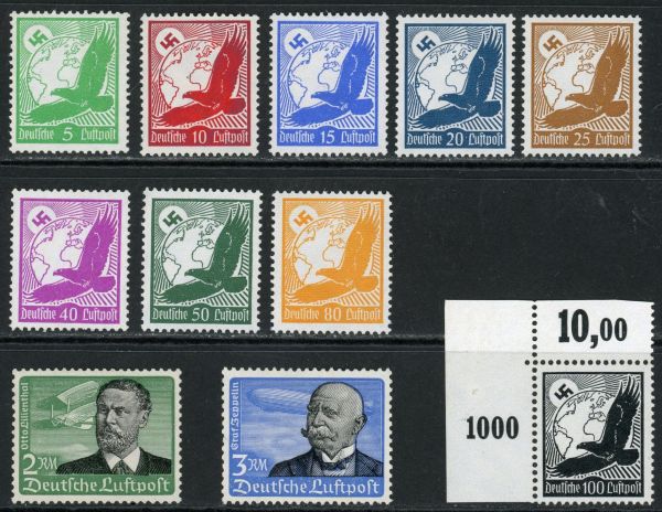 Germany 1934 SG.526-536 U/M