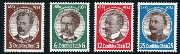 Germany 1934 SG.537-540 U/M