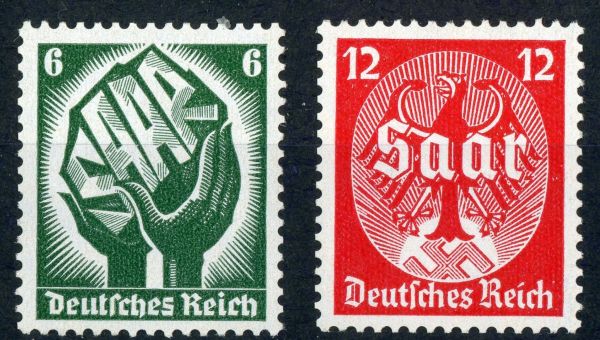 Germany 1934 SG.541-542 U/M