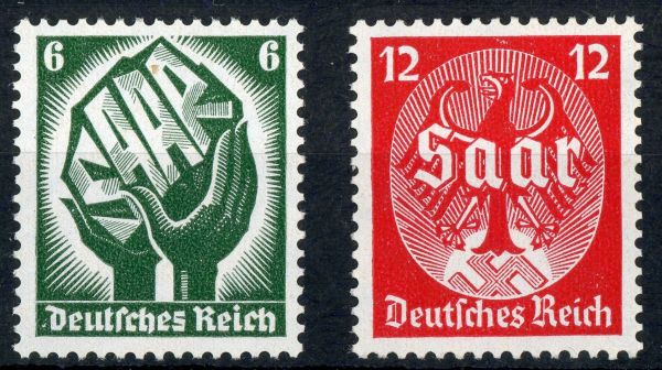 Germany 1934 SG.541-542 U/M