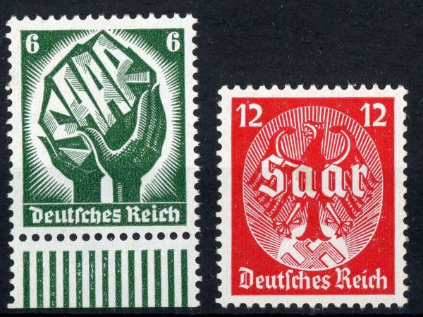 Germany 1934 SG.541-542 U/M