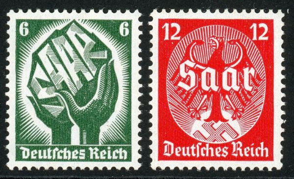 Germany 1934 SG.541-542 U/M