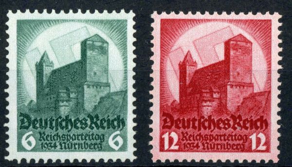 Germany 1934 SG.543-544 U/M