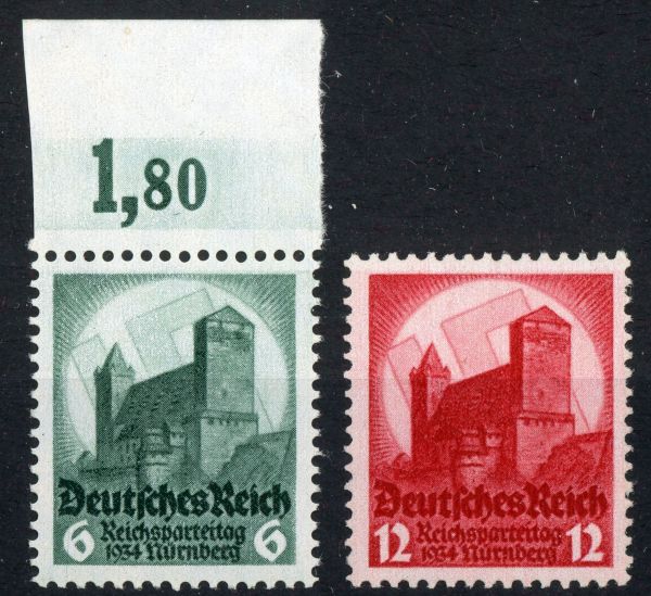 Germany 1934 SG.543-544 U/M