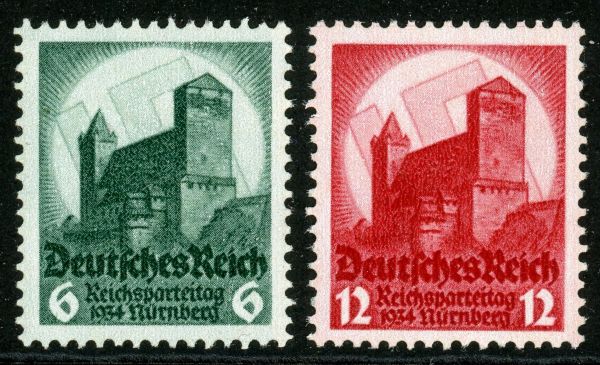 Germany 1934 SG.543-544 U/M