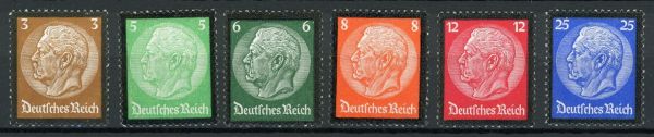 Germany 1934 SG.545-550 U/M