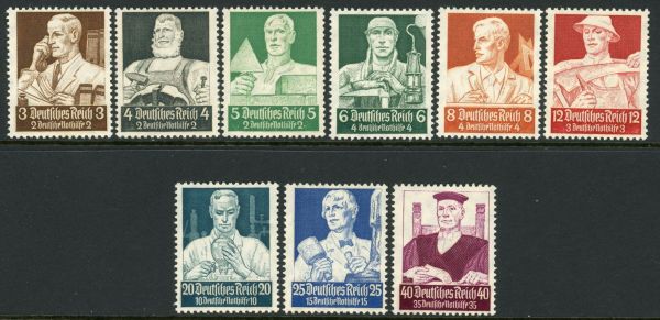 Germany 1934 SG.551-559 M/M