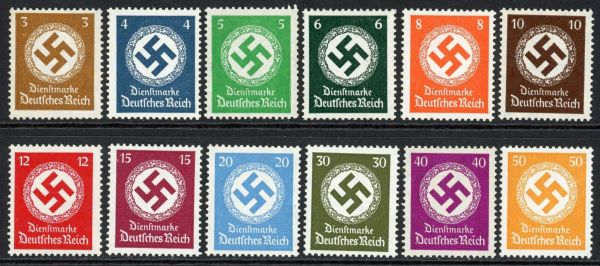 Germany 1934 SG.O526-O537 U/M