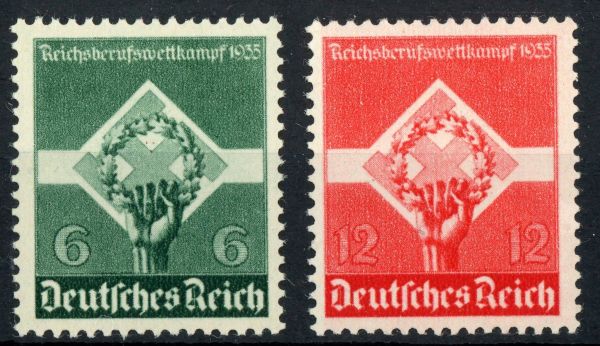 Germany 1935 SG.568-569 U/M