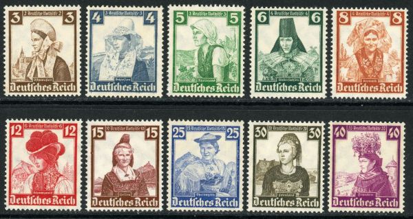 Germany 1935 SG.585-594 U/M (2)