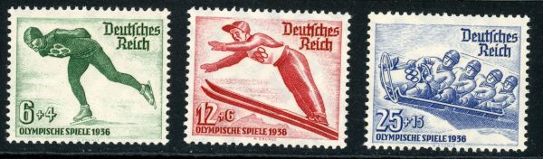 Germany 1935 SG.597-599 U/M