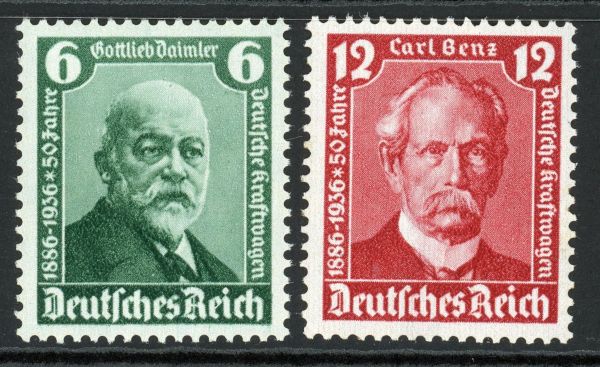 Germany 1936 SG.601-602 U/M