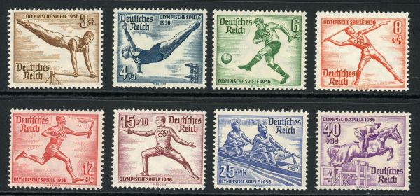 Germany 1936 SG.606-613 U/M