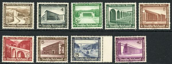 Germany 1936 SG.623-631 U/M