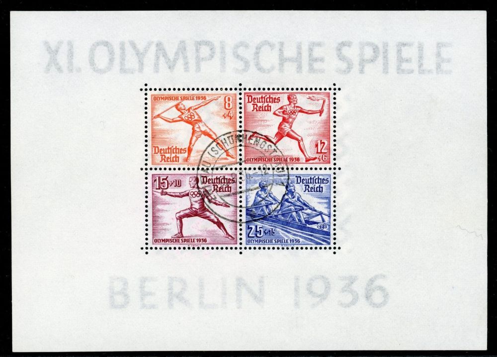 Germany 1936 SG.MS613a F/U (2 sheets) (1)