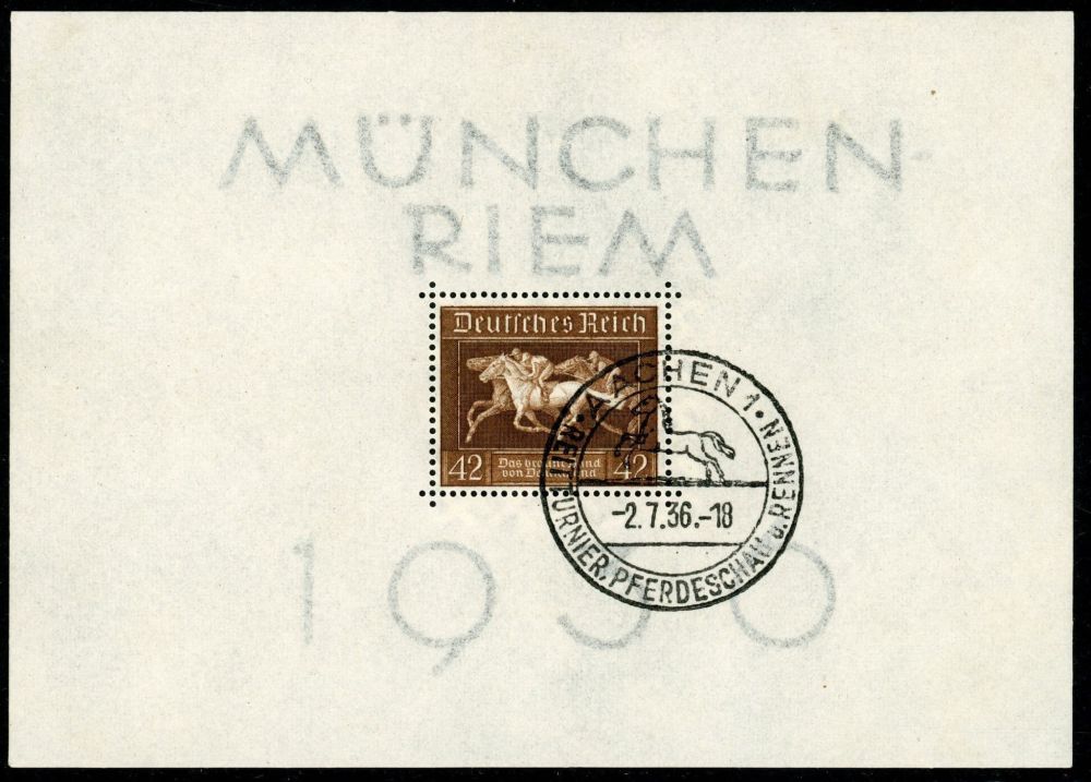 Germany 1936 SG.MS618 F/U