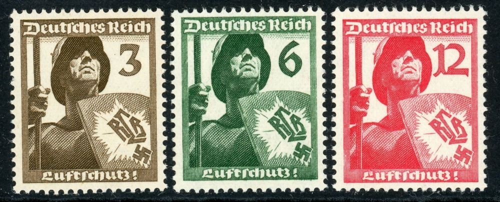 Germany 1937 SG.632-634 U/M