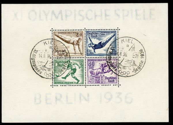 Germany 1937 SG.MS613a U/M (2 sheets)