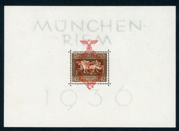 Germany 1937 SG.MS637a M/M