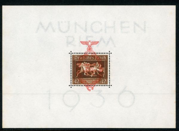 Germany 1937 SG.MS637a U/M