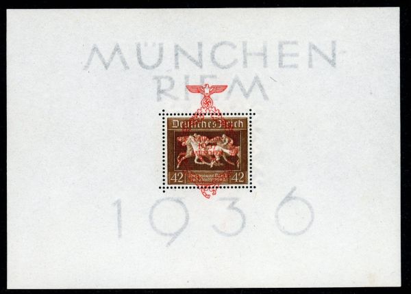 Germany 1937 SG.MS637a U/M