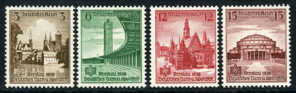 Germany 1938 SG.653-656 U/M