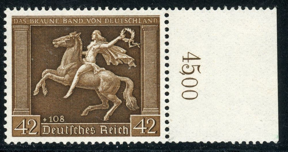 Germany 1938 SG.659 U/M (mounted on tab)