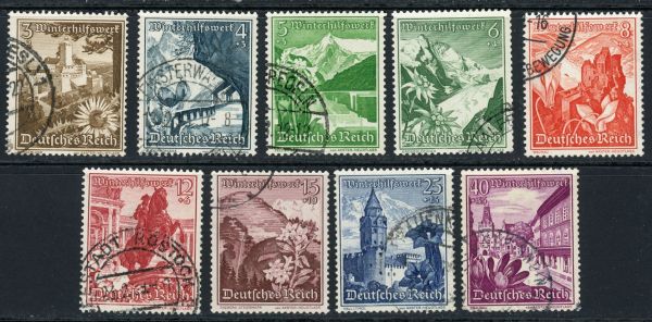 Germany 1938 SG.663-671 F/U