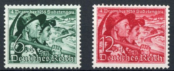 Germany 1938 SG.672-673 U/M