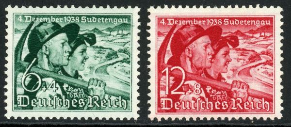 Germany 1938 SG.672-673 U/M (2)