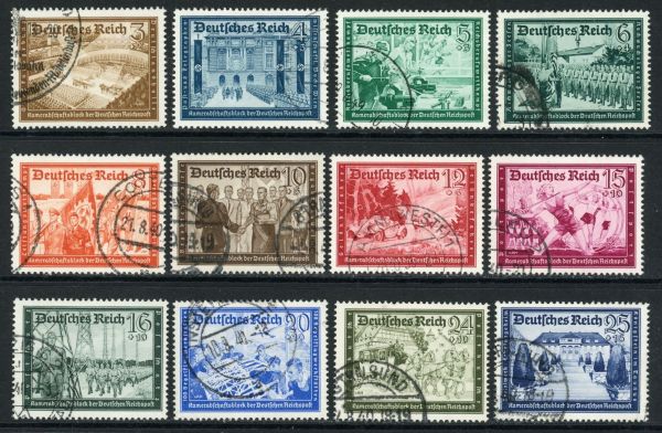 Germany 1939 SG.690-701 F/U (2)