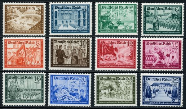 Germany 1939 SG.690-701 U/M