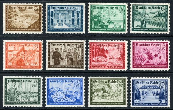 Germany 1939 SG.690-701 U/M