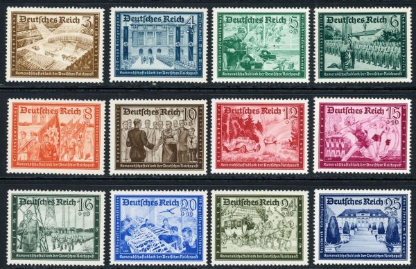 Germany 1939 SG.690-701 U/M