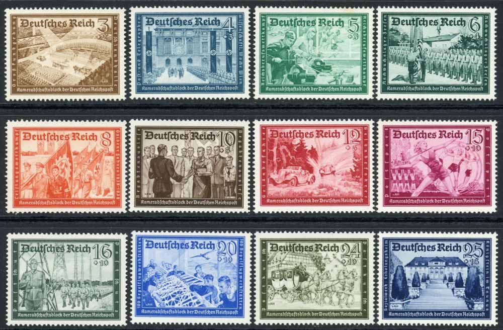 Germany 1939 SG.690-701 U/M (1)