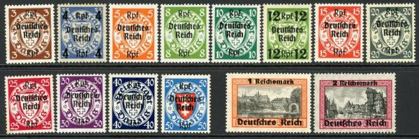 Germany 1939 SG.704-717 M/M