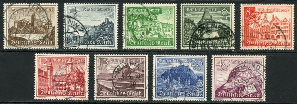 Germany 1939 SG.718-726 F/U