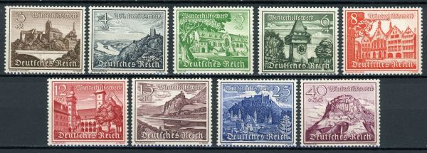 Germany 1939 SG.718-726 U/M