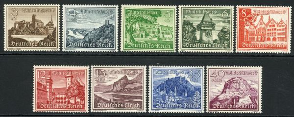 Germany 1939 SG.718-726 U/M