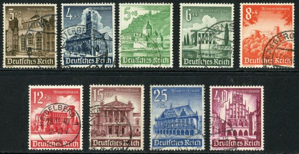 Germany 1940 SG.739-747 F/U