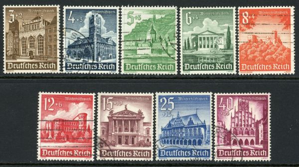 Germany 1940 SG.739-747 F/U (2)