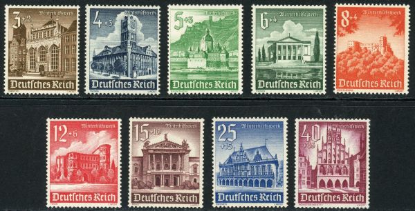 Germany 1940 SG.739-747 U/M