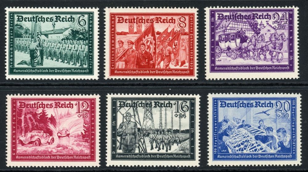 Germany 1941 SG.761-766 U/M