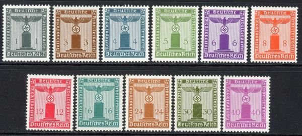 Germany 1942 SG.O798-O808 U/M