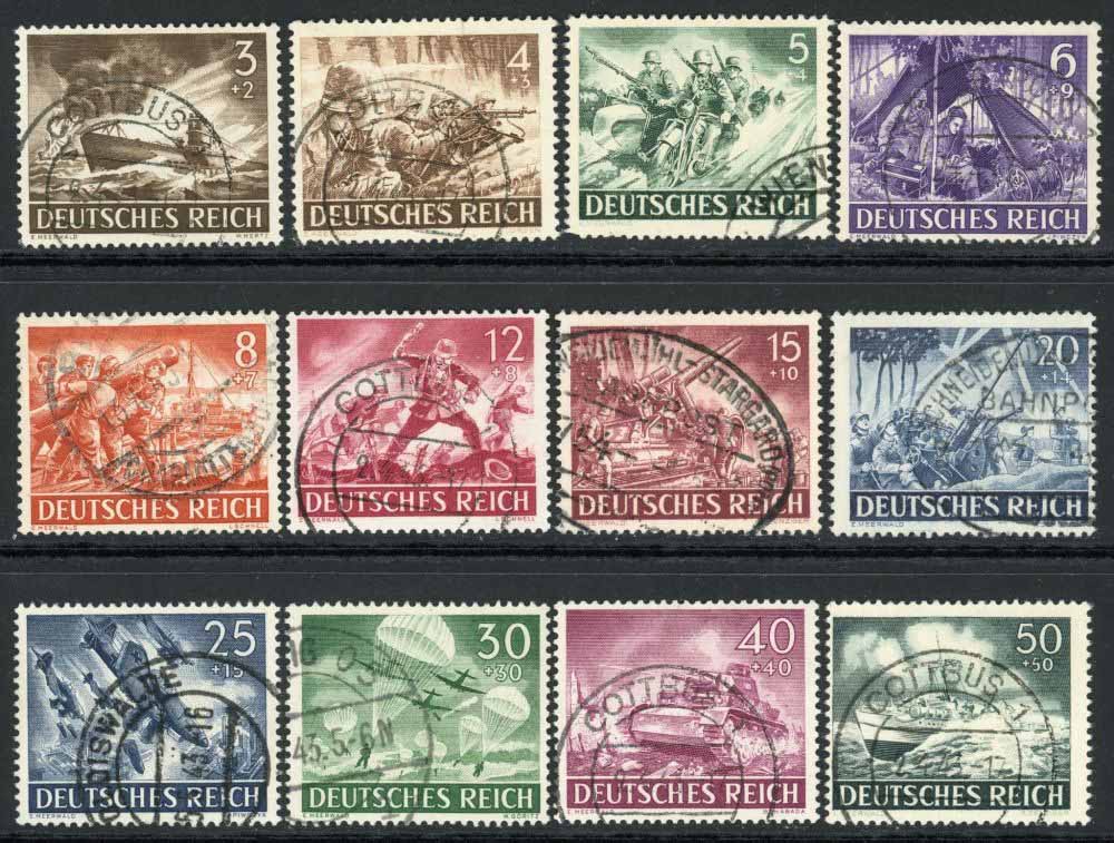 Germany 1943 SG.819-830 F/U (1)