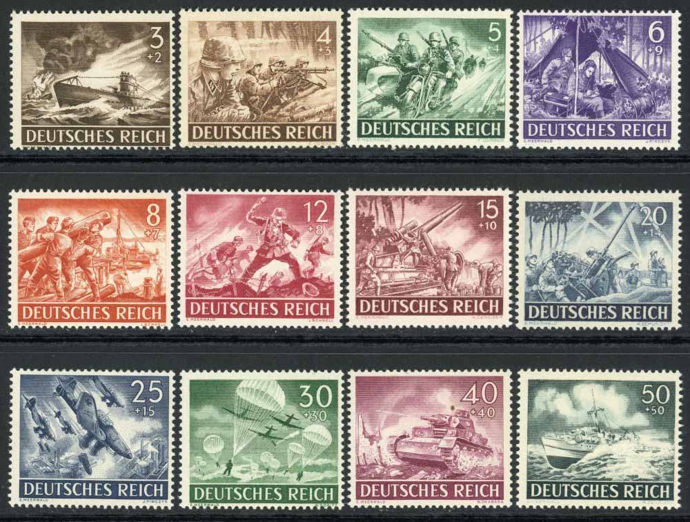 Germany 1943 SG.819-830 U/M (1)