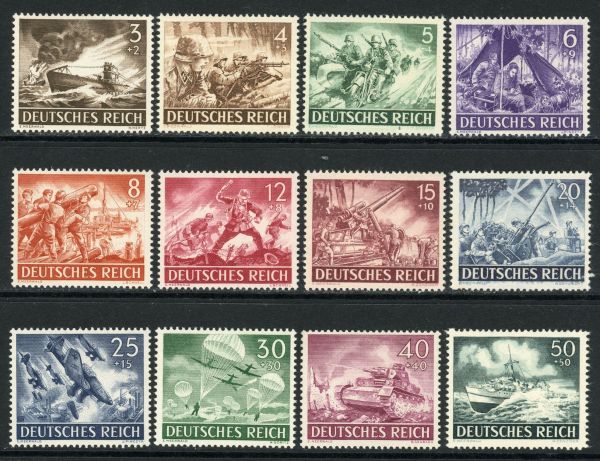 Germany 1943 SG.819-830 U/M (2)