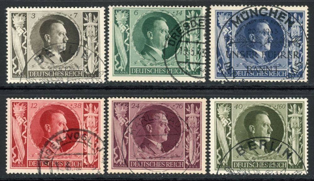 Germany 1943 SG.832-837 F/U (1)