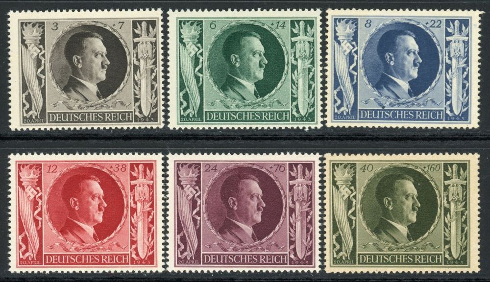 Germany 1943 SG.832-837 U/M (1)